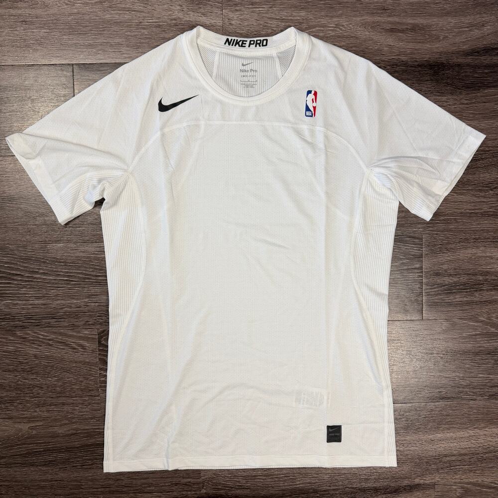 Nike NBA Player Issue Pro HyperCool Shirt White Men's Large NEW 880810-100